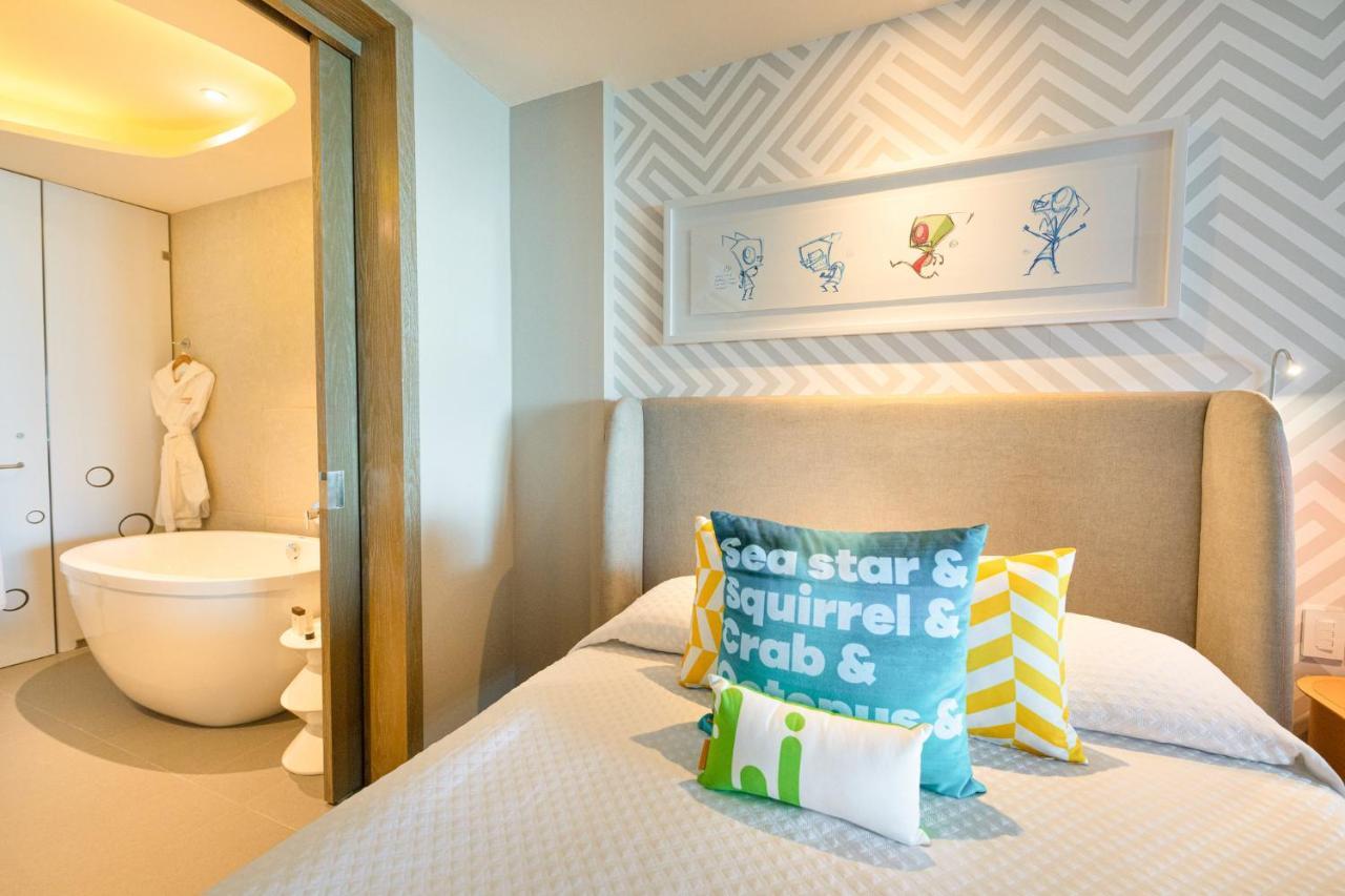 Nickelodeon Hotels & Resorts Riviera Maya Puerto Morelos Exterior foto A bedroom at the hotel